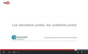 Lee más sobre el artículo Sadop Rosario lanzó una campaña contra el proyecto de colocar cámaras en los jardines de infantes